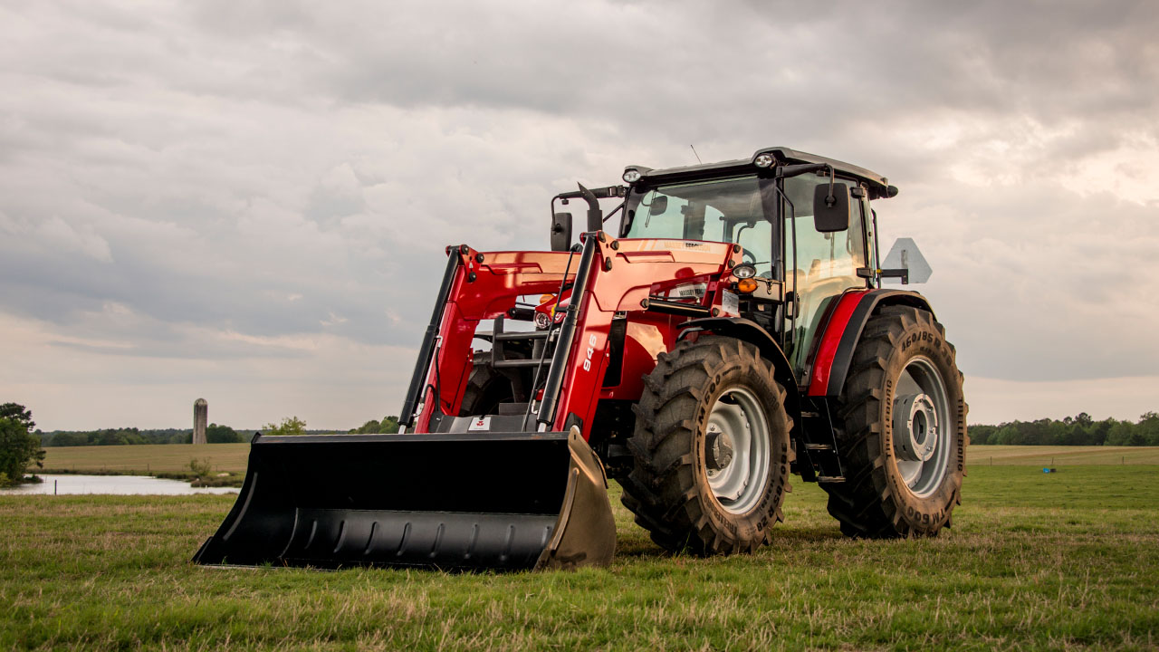 Massey Ferguson 6700 Series showcasing power and precision in ag work.