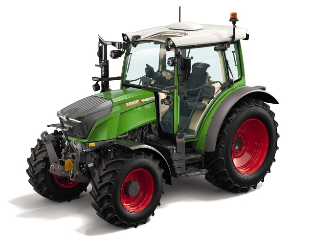 Thumbnail for Fendt 200 Vario compact tractor with cab, ideal for specialty crop farming and tight fieldwork.